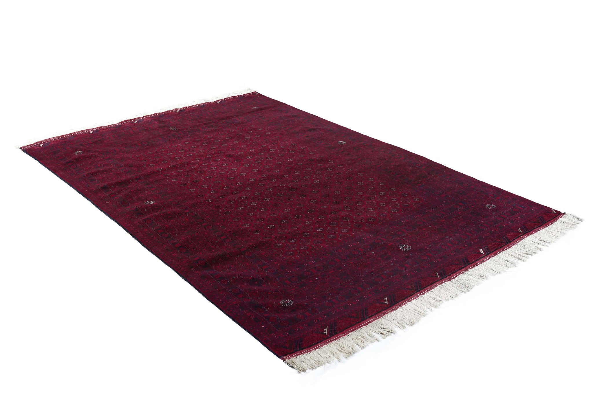 4' x 3' Red Mori Bokhara Rug 75564