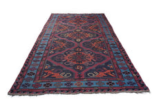 Load image into Gallery viewer, Balochi Carpet Blue Black &amp; Red
