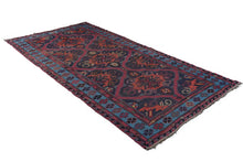 Load image into Gallery viewer, Balochi Carpet Blue Black &amp; Red
