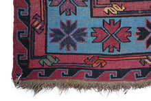 Load image into Gallery viewer, Balochi Carpet Blue Black &amp; Red
