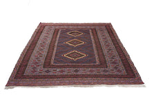 Load image into Gallery viewer, Persian Carpet Maroon &amp; Blue
