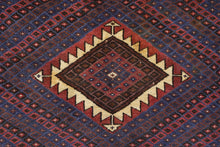 Load image into Gallery viewer, Persian Carpet Maroon &amp; Blue
