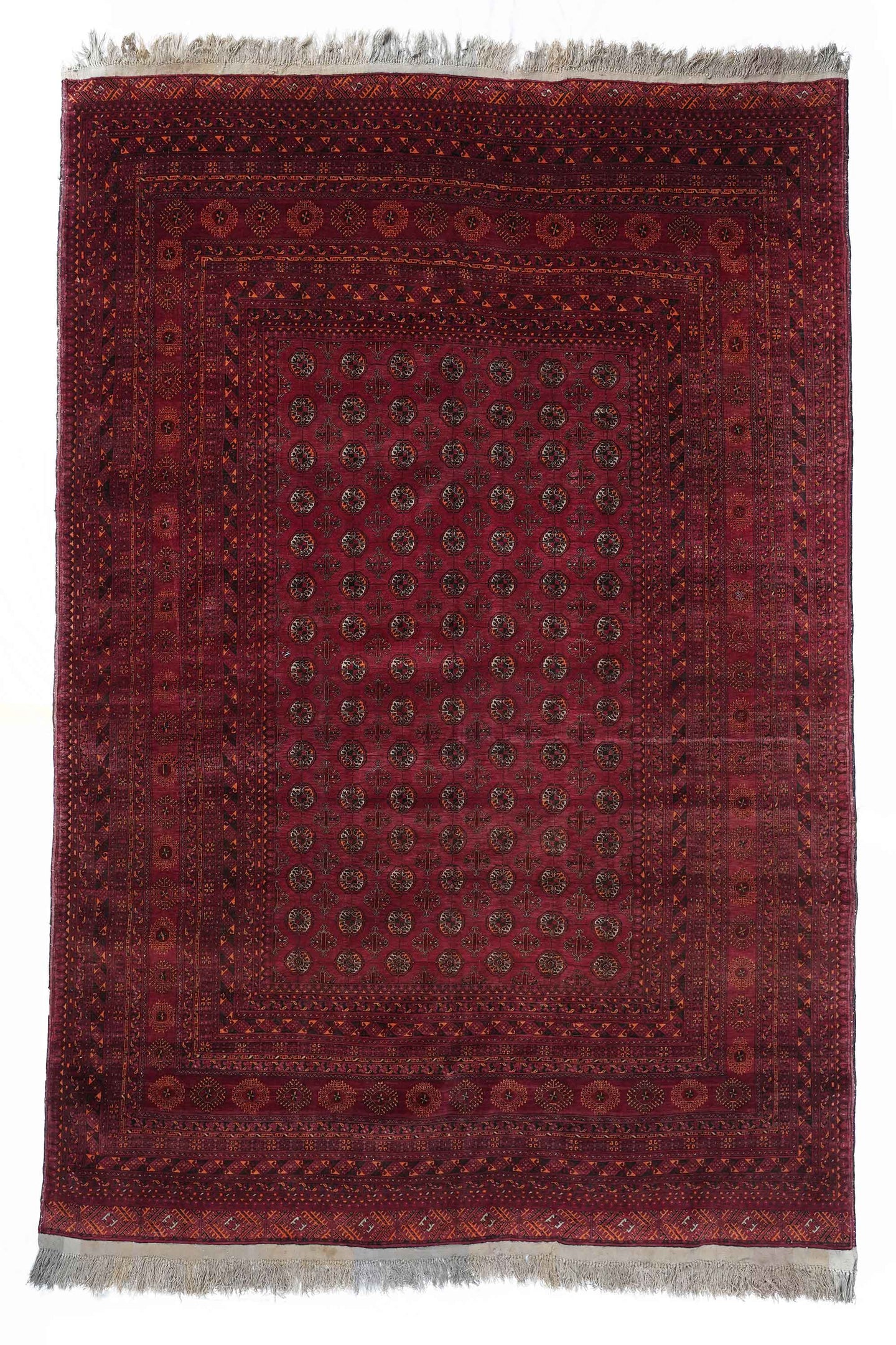 Afghani Tiki Bokhara Maroon