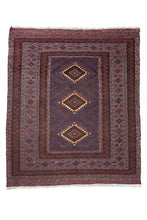 Load image into Gallery viewer, Persian Carpet Maroon &amp; Blue
