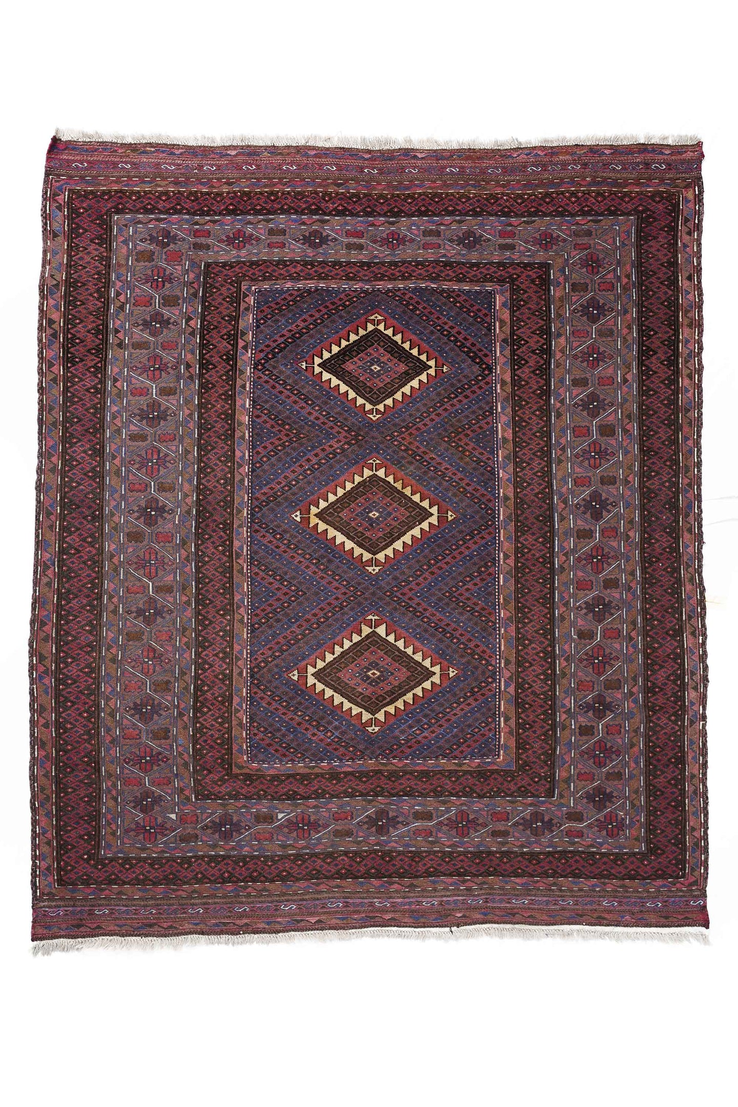 Persian Carpet Maroon & Blue